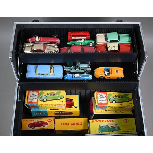 1155 - Various Dinky model vehicles including boxed 101/107 Sunbeam Alpine Sports (2), 198 Rolls-Royce Phan... 