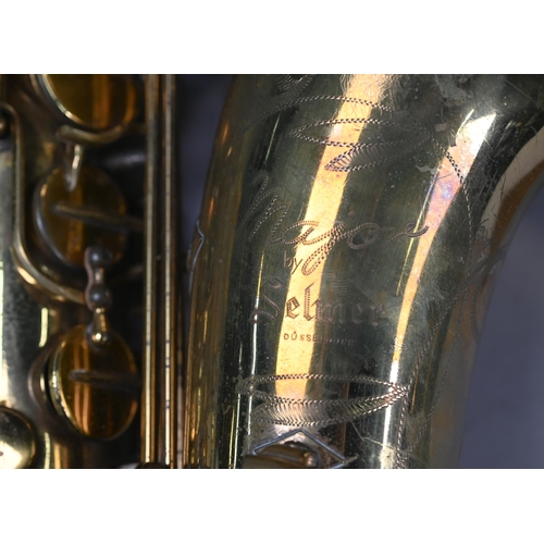 1226 - A brass Selmer (Dusseldorf) 'Major' tenor saxophone with case