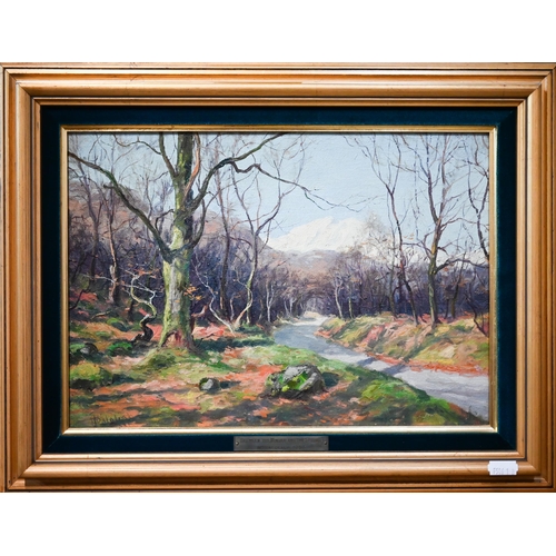 727 - William Dalglish (1860-1909) - 'Between the Winter and the Spring', oil on canvas, signed lower left... 