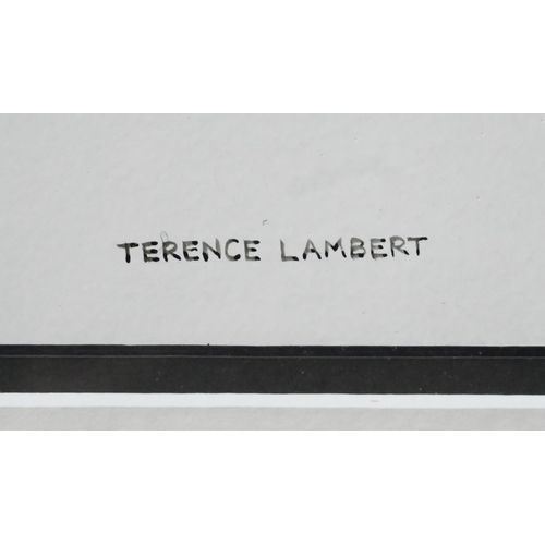 760 - Terence Lambert (b 1951) - The McNab, acrylic, signed, 14 x 16 cm