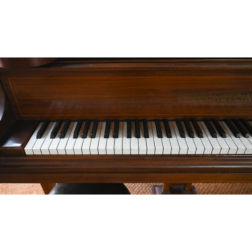 850 - A Bechstein Model A grand piano in the Sheraton Revival style c.1907, the inlaid satinwood case with... 