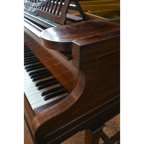 850 - A Bechstein Model A grand piano in the Sheraton Revival style c.1907, the inlaid satinwood case with... 