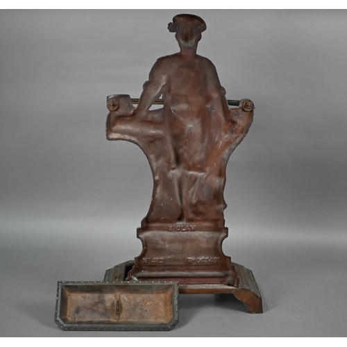 859 - 'The Handyman' a cast Victorian style stick stand, 70 cm h