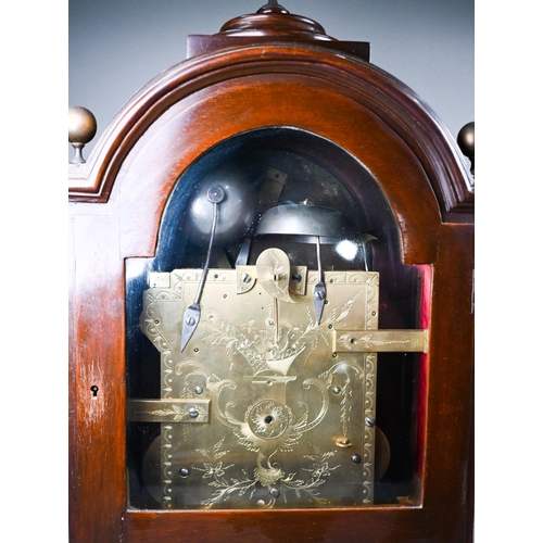 941 - James McCabe, Royal Exchange, London, a walnut cased George III musical bracket clock, the triple fu... 