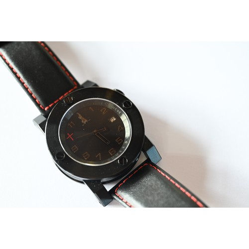 429 - The Chinese Timekeeper - the black finished 44 mm dia. stainless steel case with conforming black di... 