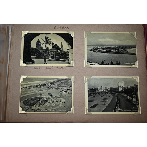 1036 - Two World War II albums of personal photographs depicting life aboard naval ships in the Mediterrane... 