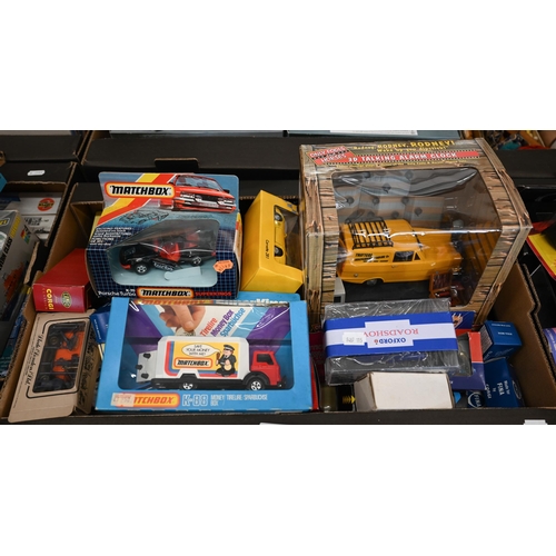 179 - Two boxes of mostly boxed model vehicles including Corgi, Matchbox, Lledo etc (2)