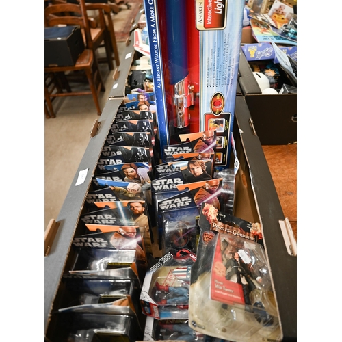 181 - Sixteeen Star Wars Saga Legends action figures in original blister packs to/w two boxed Hasbro Anaki... 