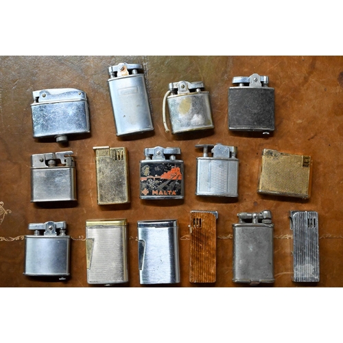 103 - A box of assorted vintage and later cigarette lighters including Firefly; Collard; Ronson etc etc, a... 