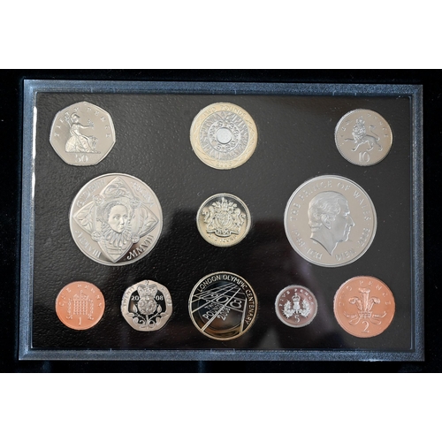 172 - A Royal Mint cased 2008 United Kingdom Coinage Royal Shield of Arms Proof Collection 14,240/20,000, ... 