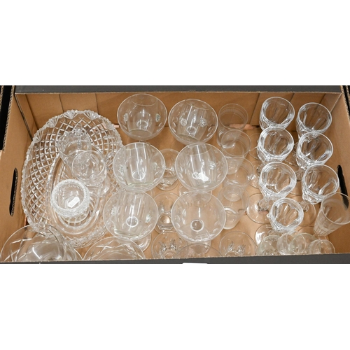 39 - Various 19th century and later drinking glasses and other glassware (2 boxes)