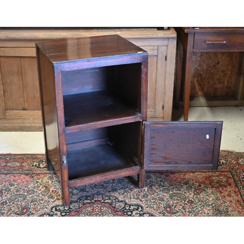 519 - A pot cupboard with panelled door 46cm wide