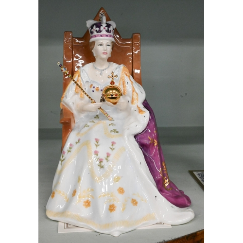 54 - A boxed pair of Royal Doulton Classic ltd edition figures The Future King George VI HN4420 and Eliza... 