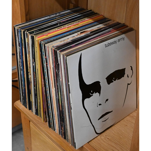 440 - A large collection of 33 rpm LP vinyl records - mostly rock and pop 1970s/early 1980s