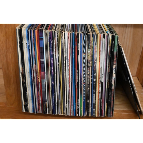 440 - A large collection of 33 rpm LP vinyl records - mostly rock and pop 1970s/early 1980s