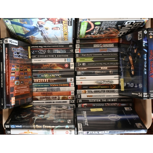 459 - Collection of PC/CD ROM retro games to/w various gaming manuals (3 boxes)