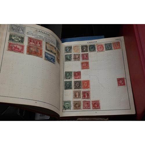 480 - A quantity of Victorian and later British Empire, Commomwealth and foreign postage stamps, in albums... 