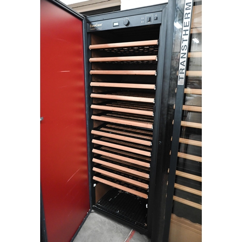 72 - A Eurocave Confort V-264B burgundy wine cellar with sliding shelves, 166 cm wide x 64 cm deep x 174 ... 