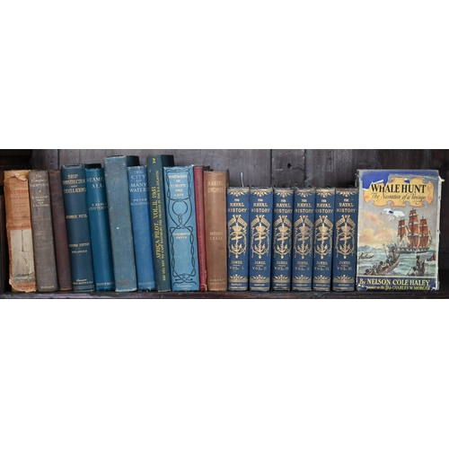 981 - James, William - The Naval History Great Britain, six vols, London; Richard Bentley 1860, gilt dec b... 