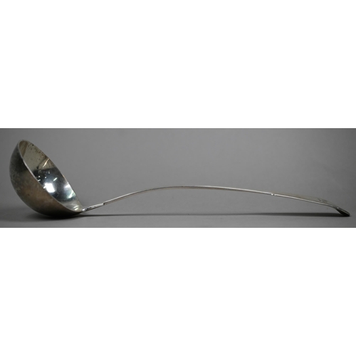 159 - Newcastle assay: A George IV silver fiddle pattern soup ladle, John Walton, Newcastle 1824, to/w a V... 