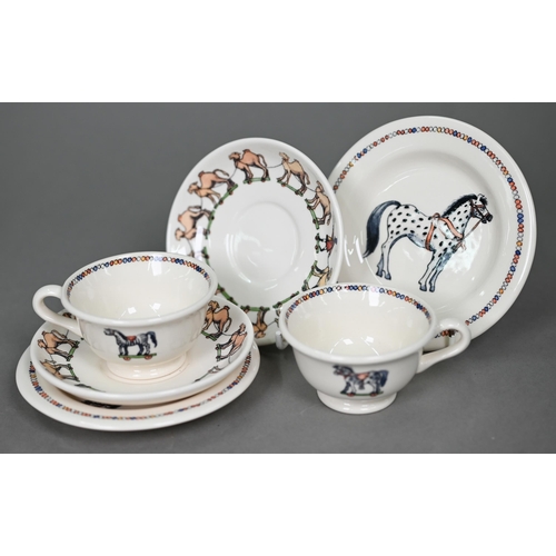 654 - An Emma Bridgewater 'Victorian Nursery' child's tea-for-two service