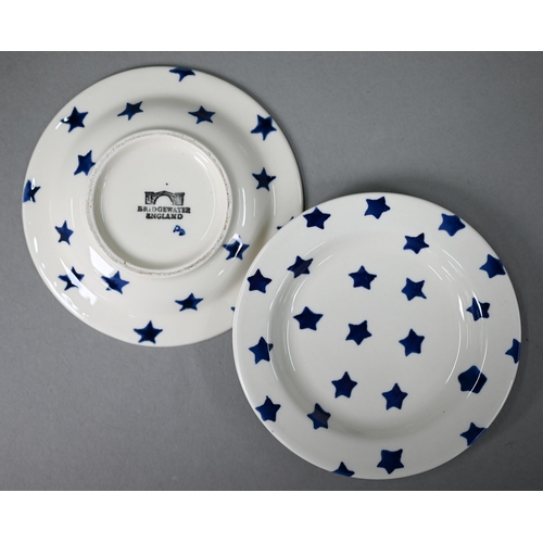 655 - An Emma Bridgewater child's tea-for-two service, decorated with blue stars