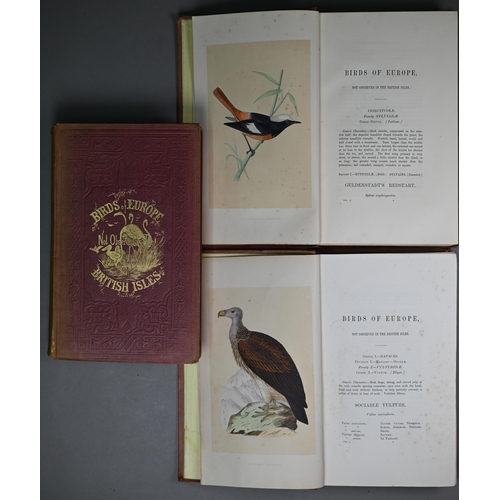 1004 - Bree, Charles R., A History of the Birds of Europe, not observed in the British Isles, 4 vol., 238 h... 