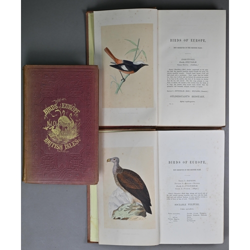 1004 - Bree, Charles R., A History of the Birds of Europe, not observed in the British Isles, 4 vol., 238 h... 