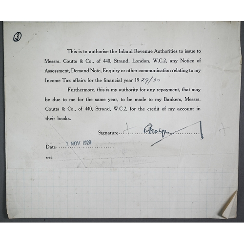 1005 - Three signatures of Royal Dukes - Albert Duke of York (latterly George VI), 1925, Henry Duke of Glou... 