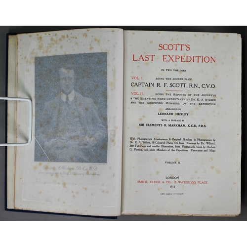 1007 - Scott's Last Expedition, 2 vols - the Journals Of Captain R F Scott, and the Reports of the Journeys... 