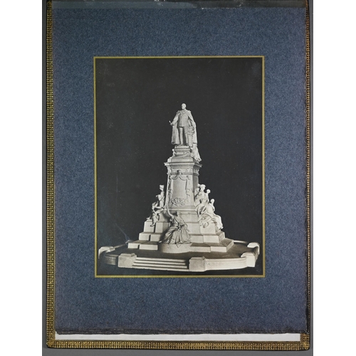 1016 - Louis-Phillipe Hébert (Canadian sculptor 1850-1917) - A morocco-bound album of photographs of Hébert... 