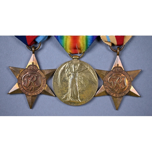 1035 - A WWI pair to 208962 Pte. A E Mullender, Labour Corps, British War Medal; Victory Medal to/with WWII... 