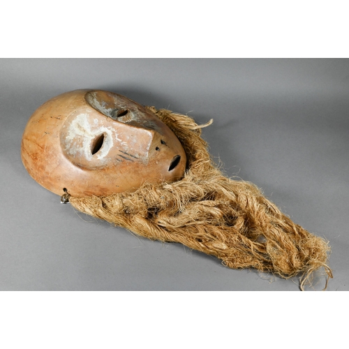 1115 - A 20th century African Lukwakongo 'passport' mask, Lega Bwani society, Dominican Republic of Congo, ... 