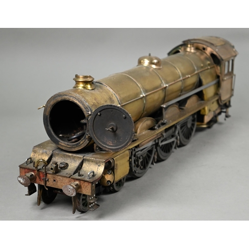 1162 - A brass live steam 4-6-2 locomotive and tender 3