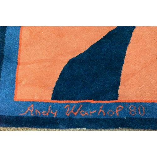 1210 - A limited edition Andy Warhol 'Diamond Dust Shoes', an EGE Art Line (Danish) Axminster carpet, 340 x... 