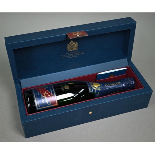 1300 - A bottle of 2008 vintage Pol Roger, Sir Winston Churchill champagne (boxed), no warranty offered as ... 