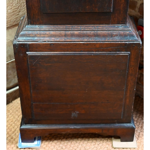 964 - John Day, Wakefield (1729-1810), an 18th century oak 30hr longcase clock, the engraved silvered dial... 