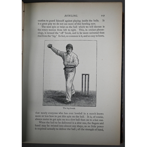 991 - Steel A G & Lyttelton, Hon RG - 'Cricket', 3rd, Badminton Library edition, London; Longman's, Gr... 