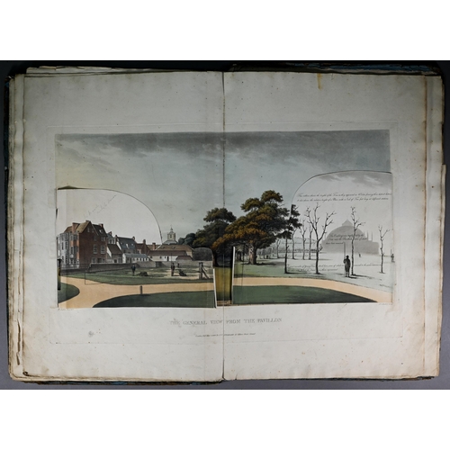 995 - Repton, H - 'Designs for the Pavilion at Brighton', London; JC Stadlre 1808, folio, board (disbound)