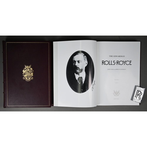 999 - Fasal, John: The Rolls-Royce Twenty, a deluxe leather-bound edition, published 1979, signed by the a... 