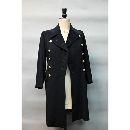 1290 - A Women's Royal Naval service double-breasted greatcoat