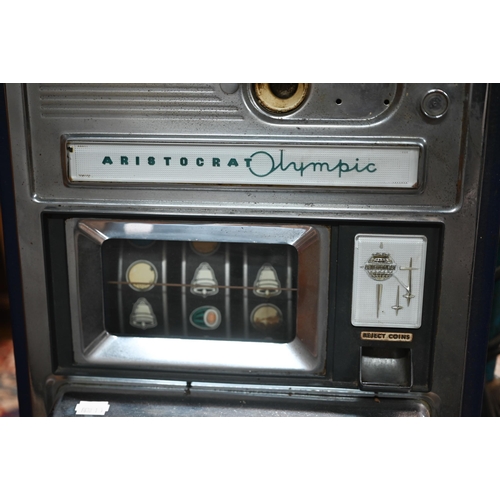 1270 - A vintage Aristocrat Olympic 'Carousel one-armed bandit' (fruit machine