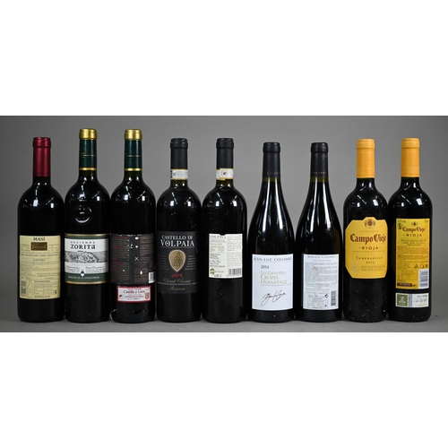 1310 - Eleven bottles of red wine, four bottles of Castello Di Volpaia, Chianti Classico Riserve, Italy 200... 