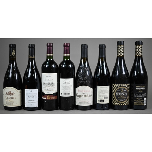 1311 - Twelve bottles of red wine - four bottles of Biscardo, Neropasso originale, Rosso Veneto, Italy, 201... 