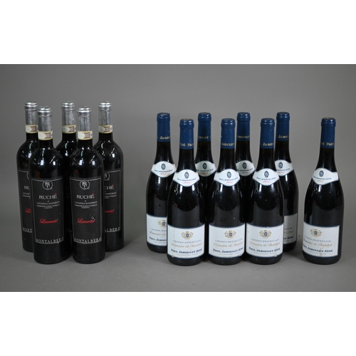 1313 - Seven bottles of Crozes Hermitage, Domaine de Thalabert, France, 2014 to/w five bottles of Ruch&eacu... 