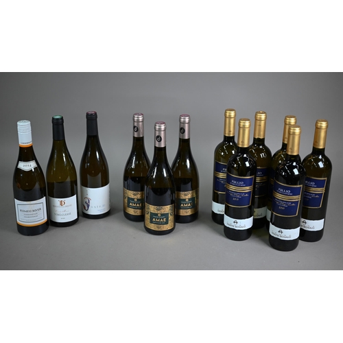 1329 - Twelve bottles of white wine: six bottles of Pallio di San Floriano Terre Monte Schiavo, Italy, 2010... 