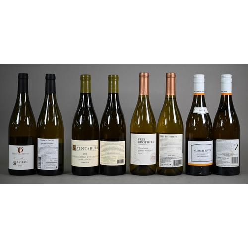 1332 - Twelve bottles of white wine - four bottles of Vira-Clessé, Domaine la Troupe, Burgundy, Fran... 