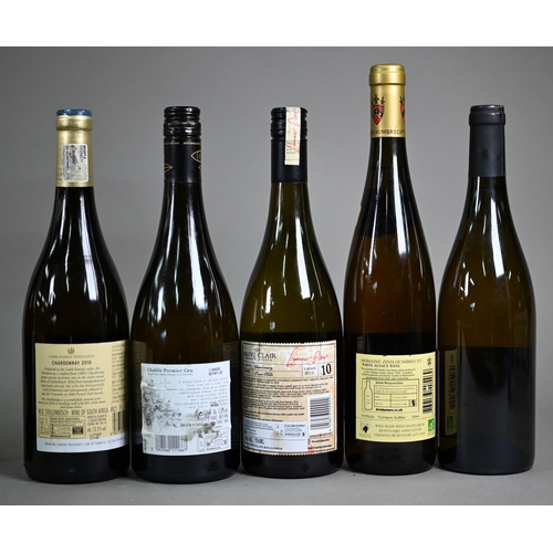 1334 - Twelve bottles of white wine- two bottles Domaine Thierry Brown, Macon-Bussieres, France, 2013; silv... 