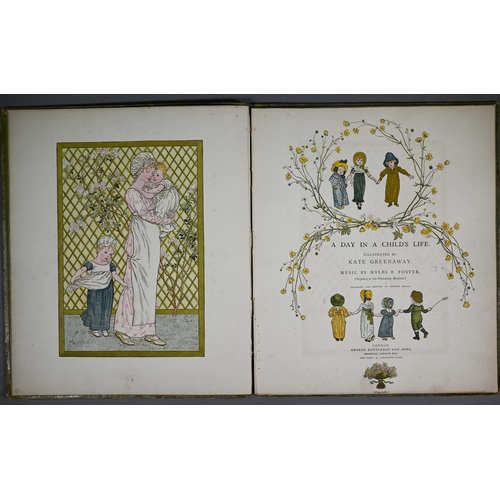 990 - Kate Greenaway - two vols - 'A Day in a Child's Life' and 'Painting Book' 8vo (2)