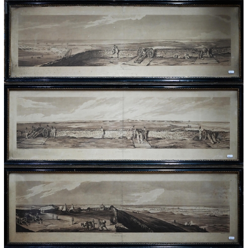 807A - A set of three Alexandria engravings published by Thompson of Newport Street, London, 1804, 30 x 97 ... 